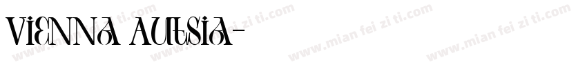 Vienna Autsia字体转换